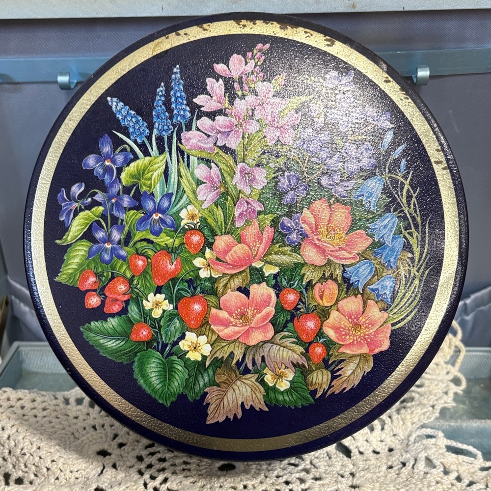 “BLOSSOM BY BLOSSOM SPRING BEGINS” 6 1/2”R X 2 1/4”T